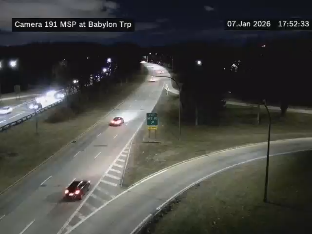 Traffic Cam Rockville Centre › South: MSP between M7 and M6 (at Babylon Tpke. Interchange)