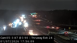 Traffic Cam Dunes › South: I-87 at I-90 - Thruway Exit