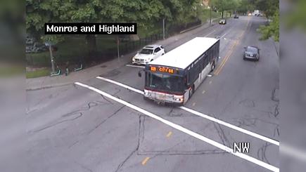 Traffic Cam East Rochester: Monroe Ave at Highland Ave