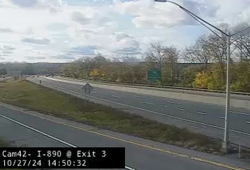 Traffic Cam Scotia › East: I-890 Eastbound Exit
