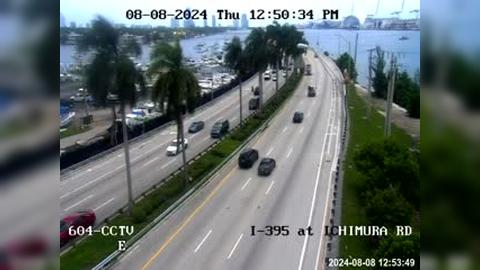 Traffic Cam Miami: I-395 at Ichimura Road