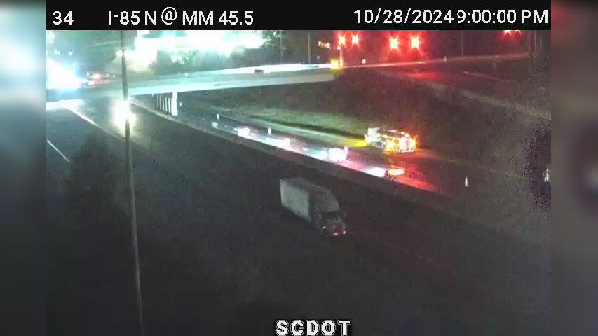 Traffic Cam Dreher Colony: I-85 N @ MM 45.5 (SC 291 Pleasantburg Dr)