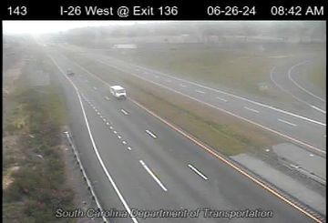 Traffic Cam St. Matthews: I-26 W @ MM 136