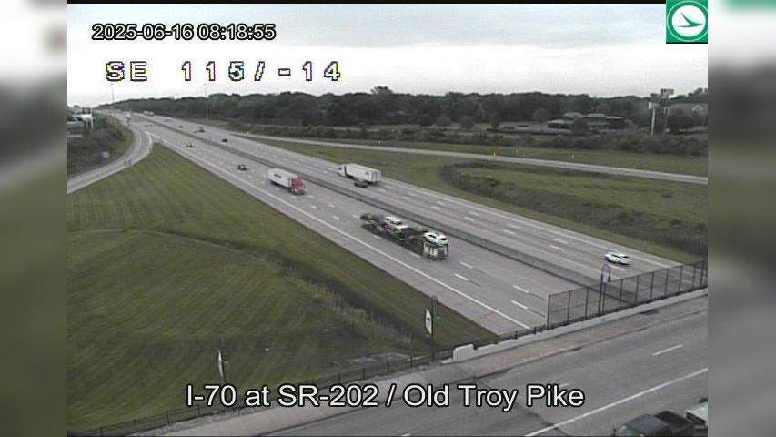 Traffic Cam Huber Heights: I-70 at SR-202 - Old Troy Pike