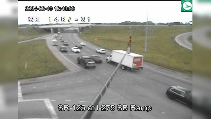 Traffic Cam Tobasco: SR-125 at I-275 SB Ramp