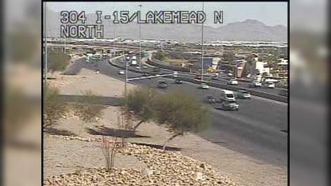 Traffic Cam North Las Vegas: I-15 SB Lake Mead N