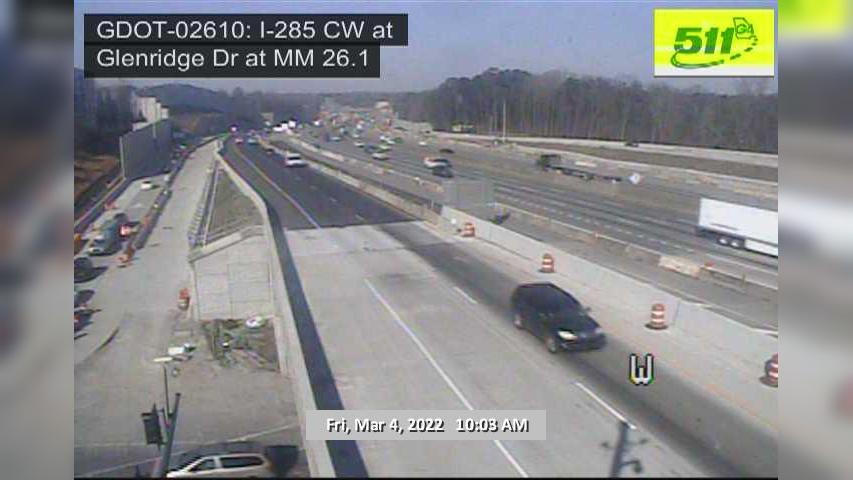 Traffic Cam Sandy Springs: GDOT-CAM-