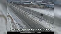 Madison: I-41 at County N/Freedom Rd - Day time