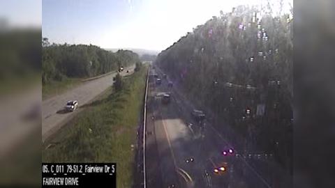 Traffic Cam South Fayette Township: I-79 @ MM 51.2 (NORTH OF ALPINE RD)