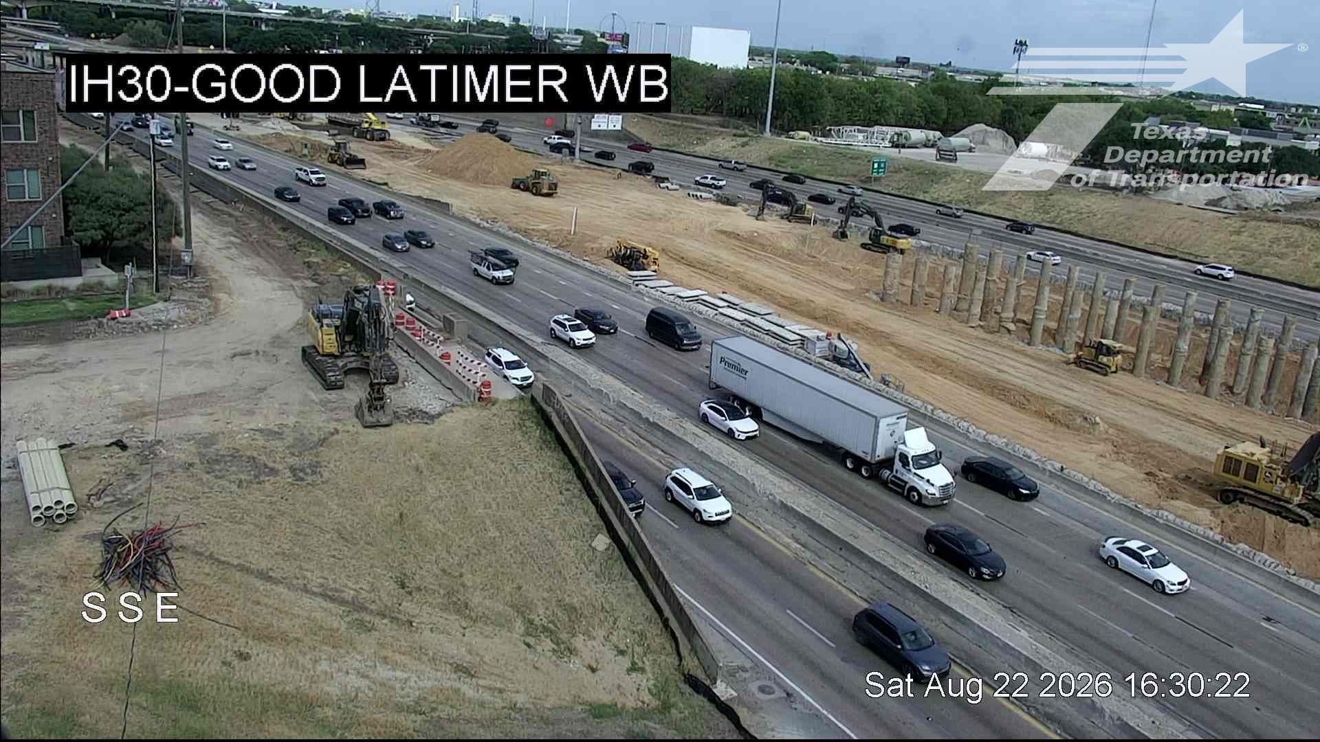 Traffic Cam Downtown PID › East: I-30 @ Good Latimer WB