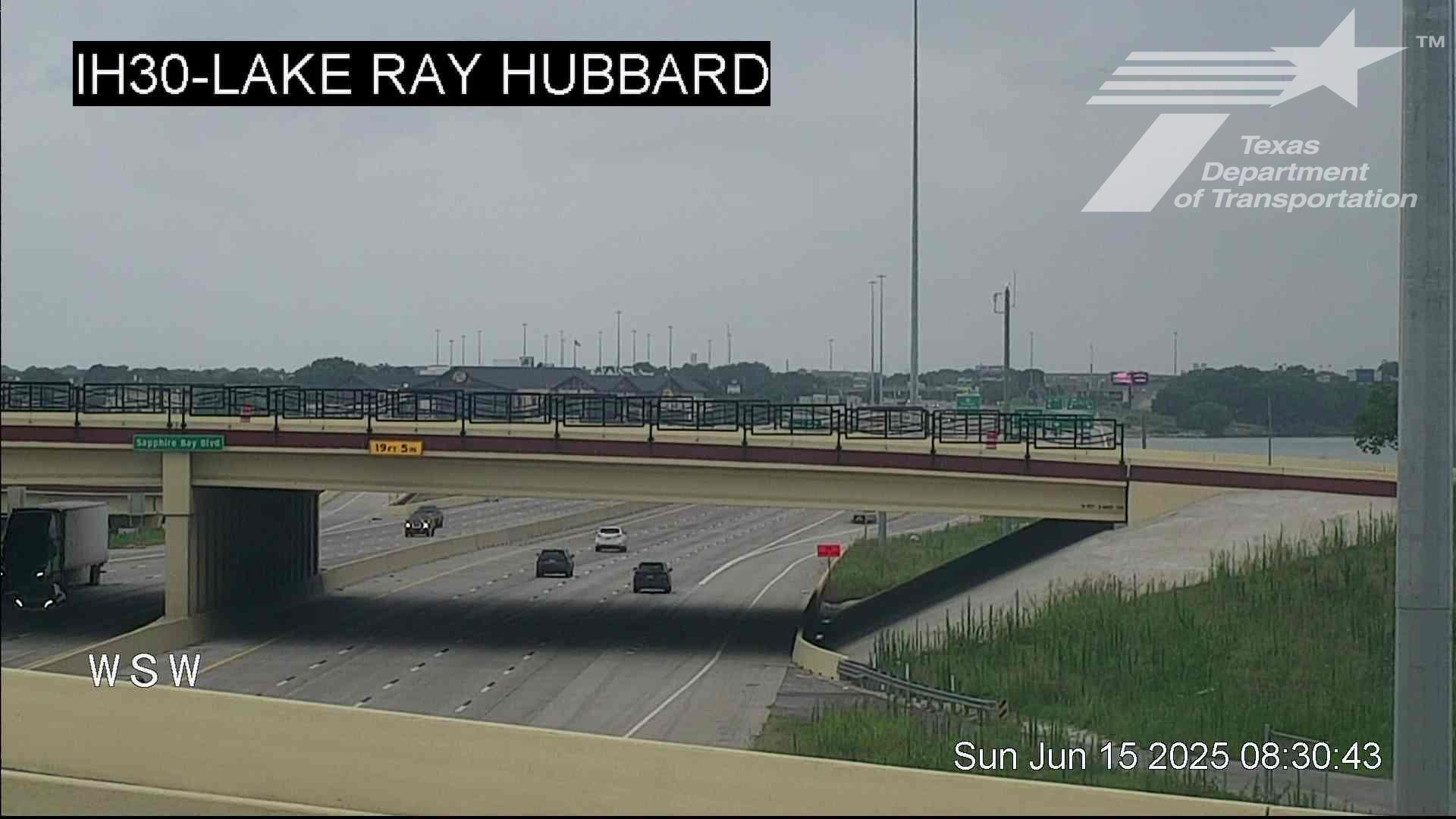 Traffic Cam Dallas › East: I-30 @ Lake Ray Hubbard