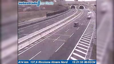 immagine della webcam nei dintorni di Portoverde: webcam Misano Monte