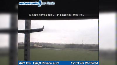 Preview delle webcam di Caprara: A01 km. 126,0 itinere sud