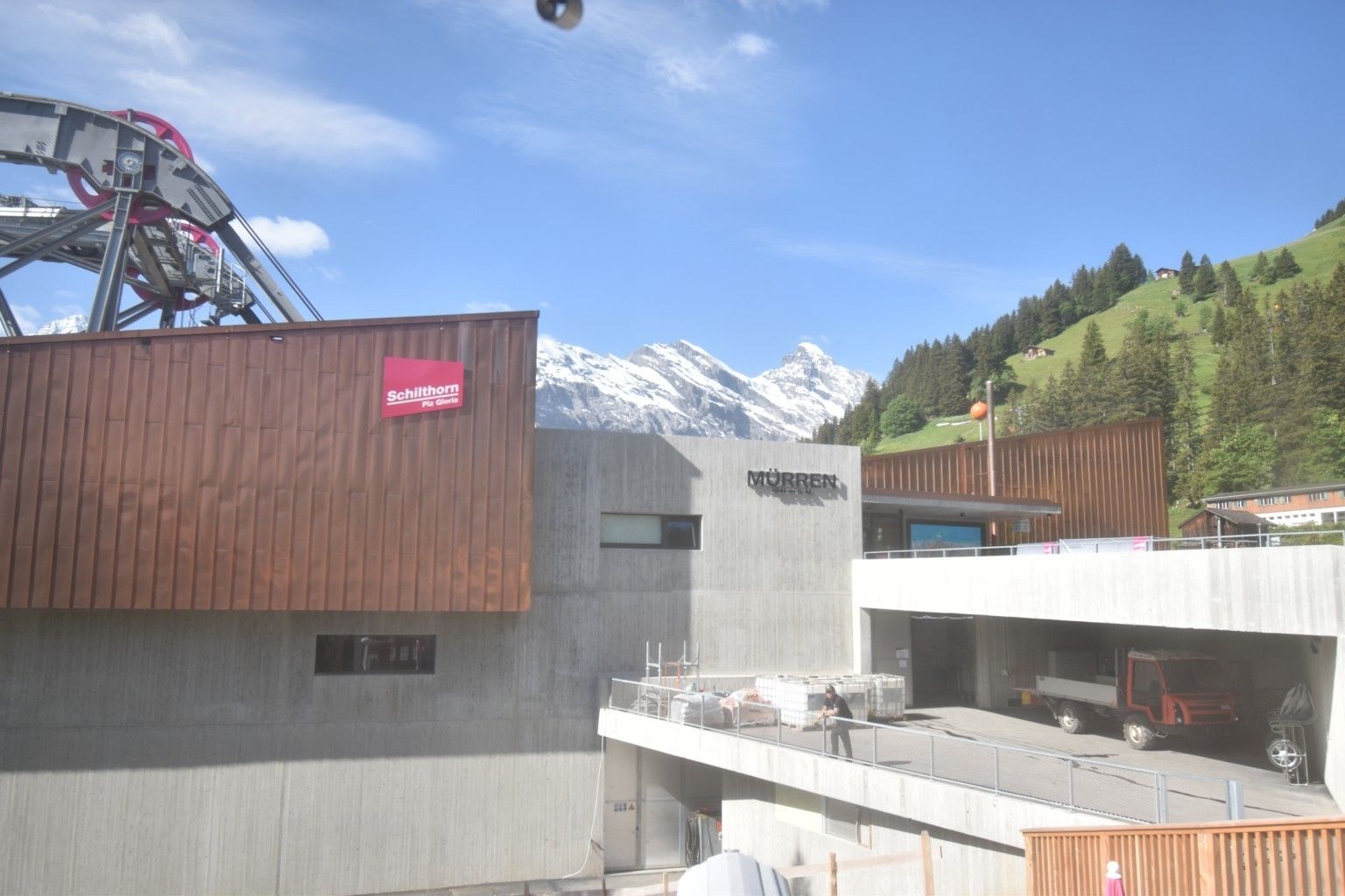 Lauterbrunnen: Eggli: Mürren Bau Public