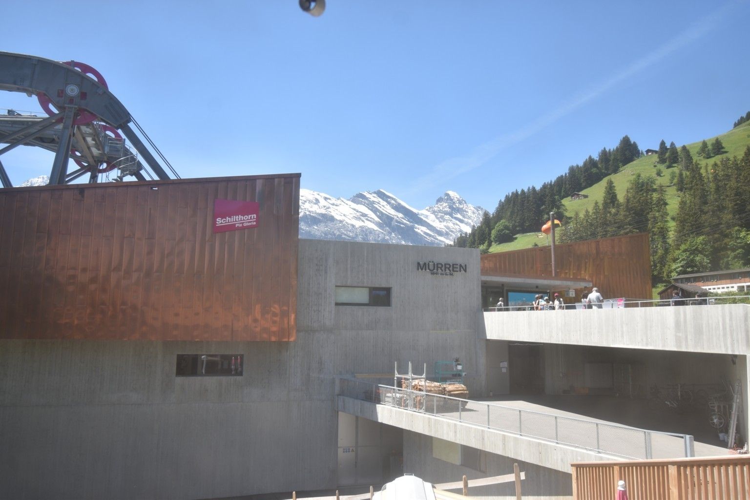 Lauterbrunnen: Eggli: Mürren Bau Public