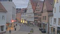 Nagold: Webcam - Blick vom Rathaus in die Marktstra�e - Attuale