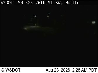 Traffic Cam Mukilteo › West: SR 525 at MP 6.9: 76th St SW North - WSF