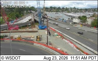 Traffic Cam Seattle: SR 520 at MP 0.9: Montlake Blvd S