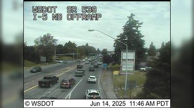 Bellingham Traffic: I-5 NB Ramps
