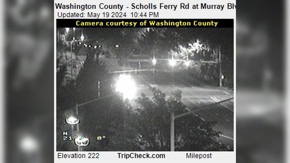 Traffic Cam Beaverton: Washington County - Scholls Ferry Rd at Murray Blvd