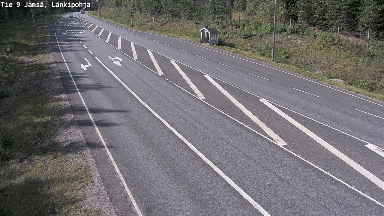Traffic Cam Jamsa: Tie 9 Jämsä, Länkipohja - Tampereelle
