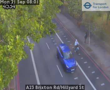 Traffic Cam London: A23 Brixton Rd/Hillyard St