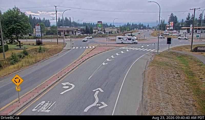 Traffic Cam Clearwater › South: Hwy 5 at - Valley Rd, looking south