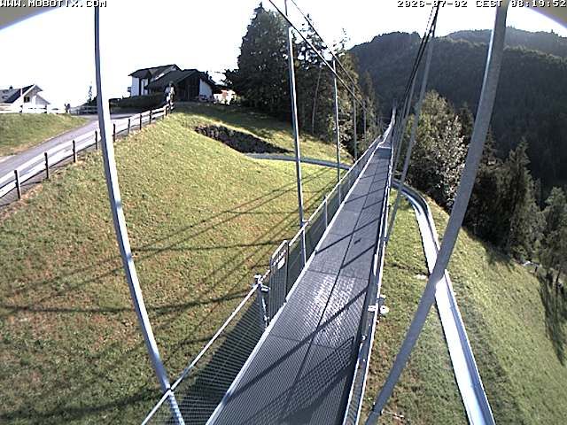 Sattel: Fussgängerhängebrücke 