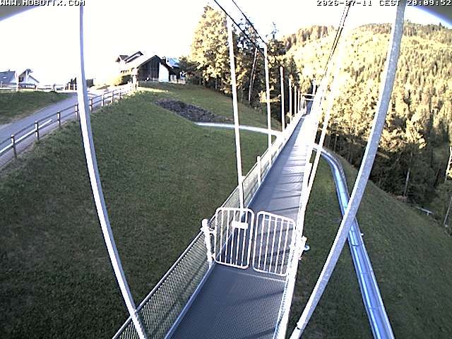 Sattel: Fussgängerhängebrücke 