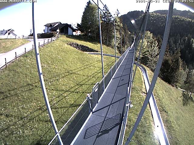 Sattel: Fussgängerhängebrücke 