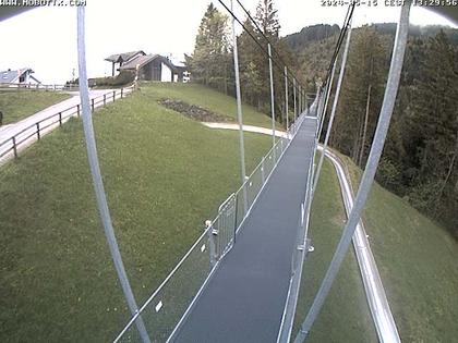 Sattel: Fussgängerhängebrücke 