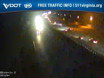 Traffic Cam Poplar Hall Plantation: I-64 - MM 245.89 - EB - 0.3 Mi before Exit 247