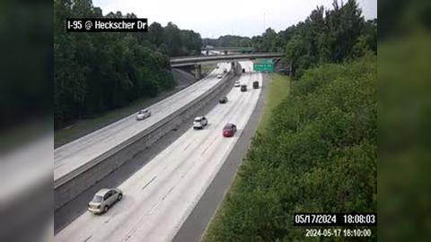 Traffic Cam Jacksonville: I-95 at Heckscher Dr