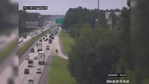 Traffic Cam Jacksonville: I-95 at Old St Augustine Rd