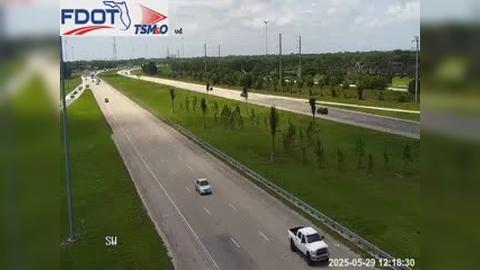 Traffic Cam Port St. Lucie: I-95 MP 121.0 Northbound