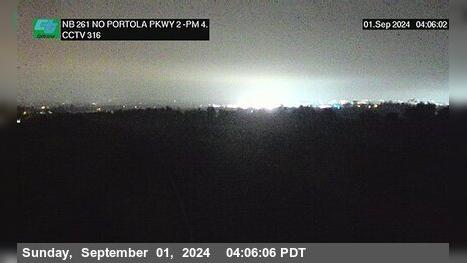 Traffic Cam Irvine › North: SR-261 : 1900 Meters North of Portola Parkway (West) Overcross