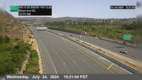 Traffic Cam University Research Center › North: SR-73 : South of Bison Avenue Overcross A