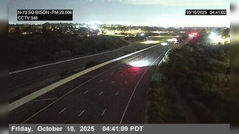 Traffic Cam University Research Center › North: SR-73 : South of Bison Avenue Overcross A