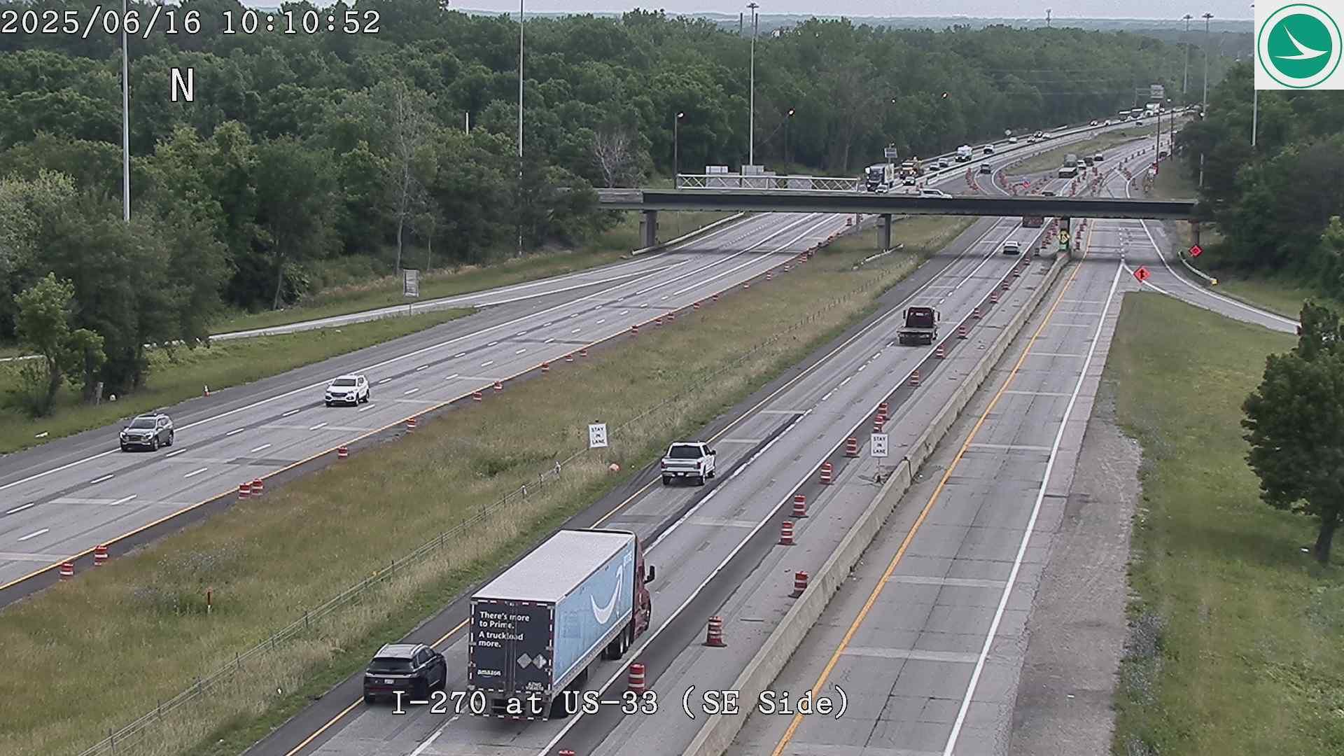 Traffic Cam Columbus: I-270 at US-33 (SE Side)