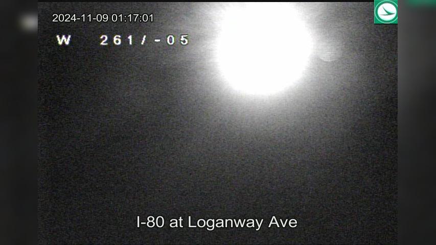 Traffic Cam Cedar Corners: I-80 at Loganway Ave