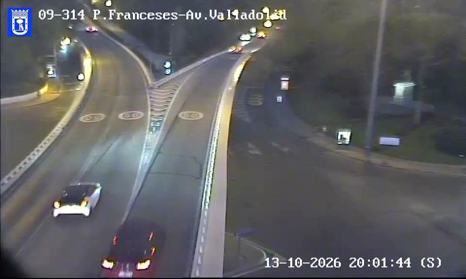 Traffic Cam Gaztambide: PTE DE LOS FRANCESES - AV VALLADOLID