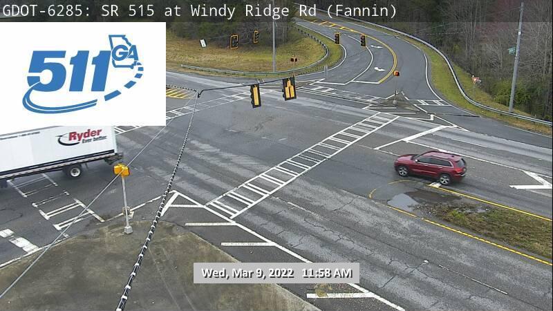 Traffic Cam Blue Ridge: GDOT-CAM-SR-515