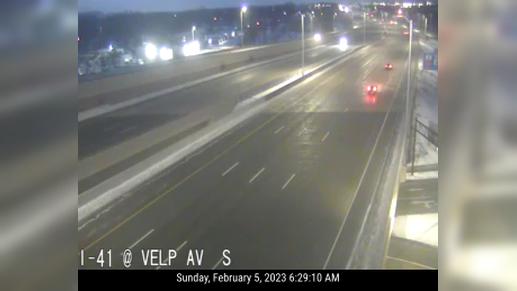 Traffic Cam Hobart: I-41 at Velp Ave