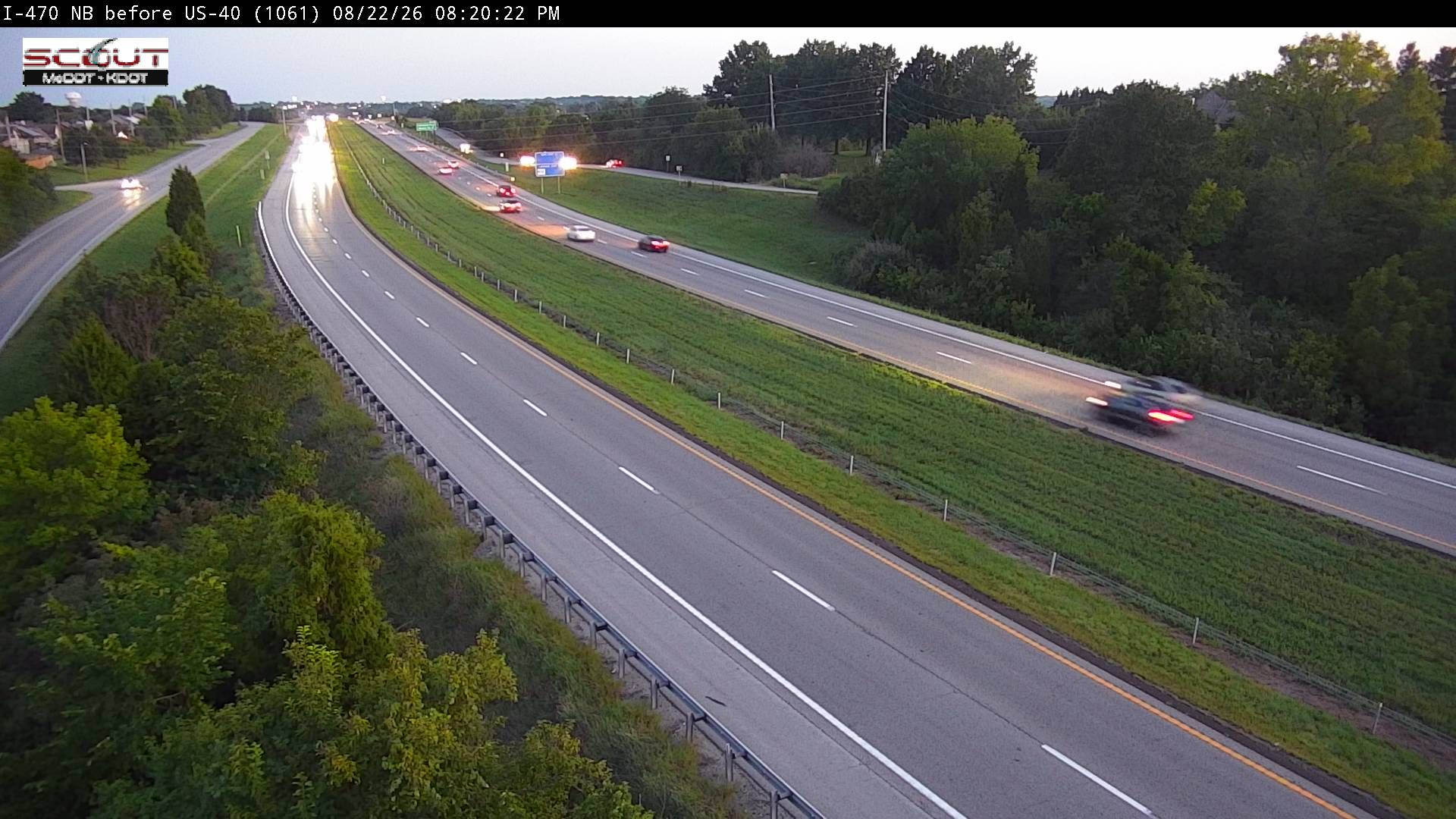 Traffic Cam Lee's Summit: I- N BEFORE  HWY