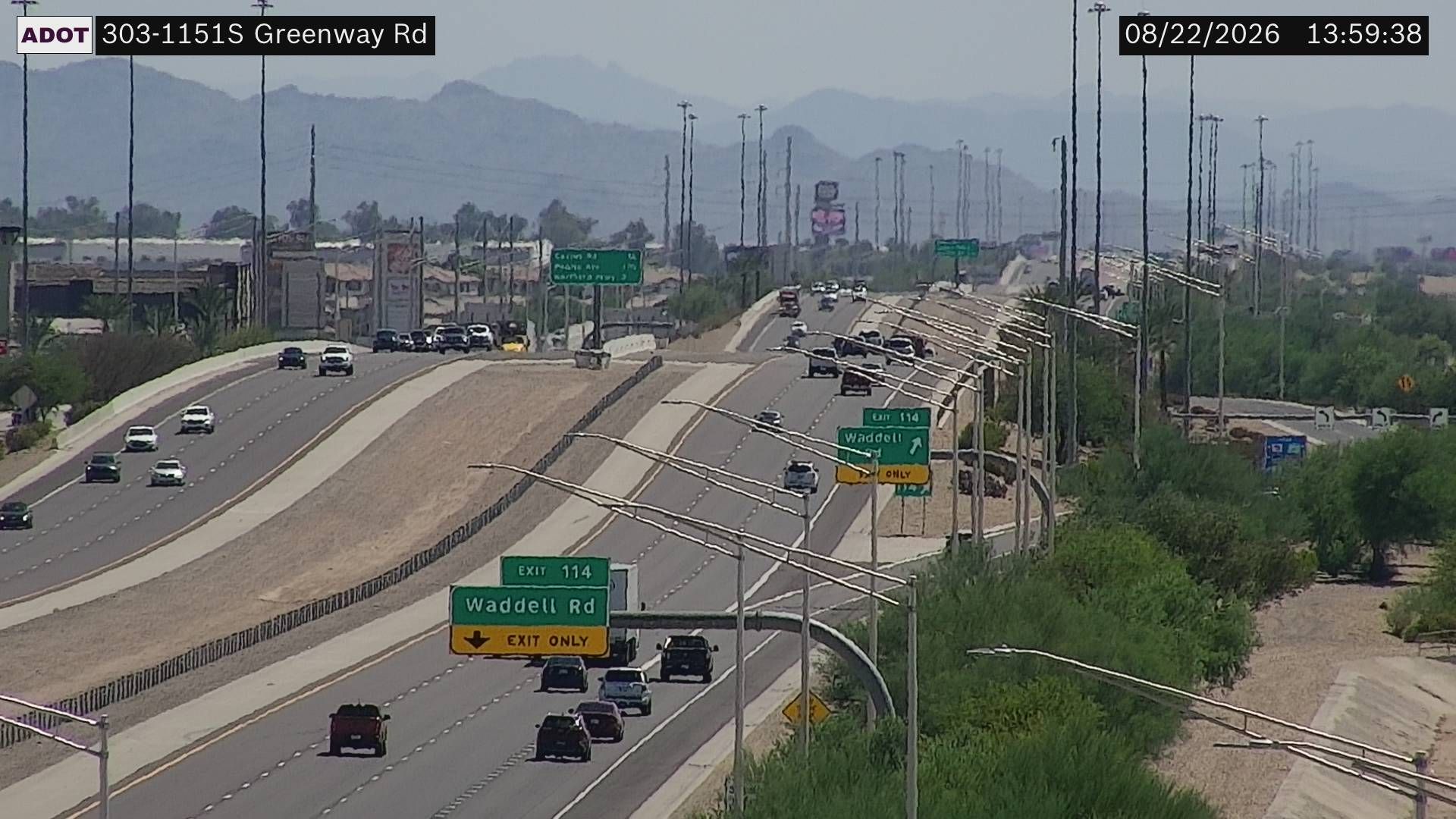 Traffic Cam Surprise › South: SR-303 SB 115.10 @Greenway Rd