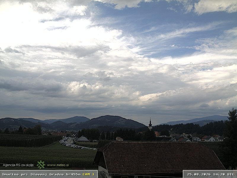 Traffic Cam Slovenj Gradec: Pamece - Dravograd