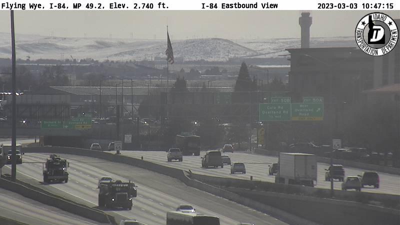 Traffic Cam Boise › West: I-84: Wye: West