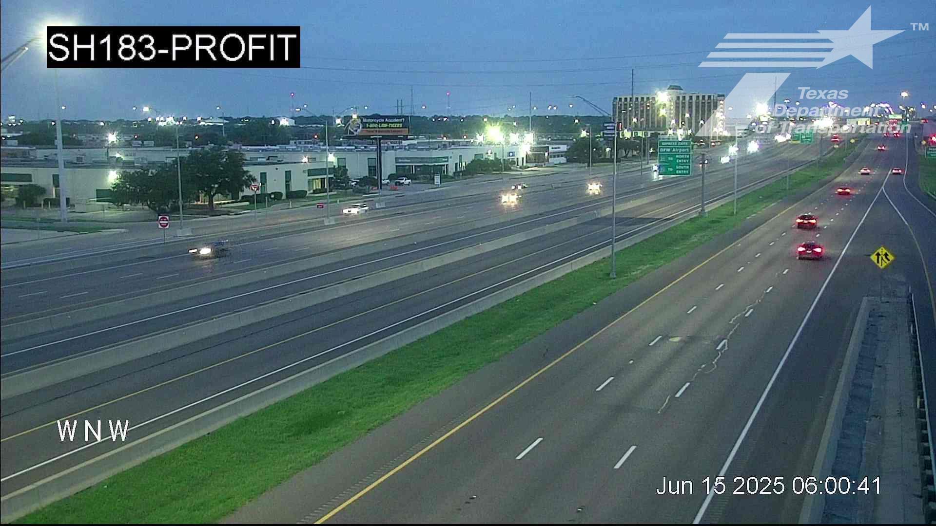 Traffic Cam Dallas › East: SH 183 @ Profit