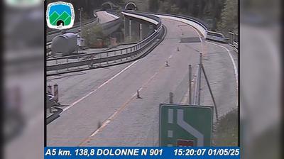 Preview delle webcam di Mont: A5 km. 138,8 DOLONNE N 901