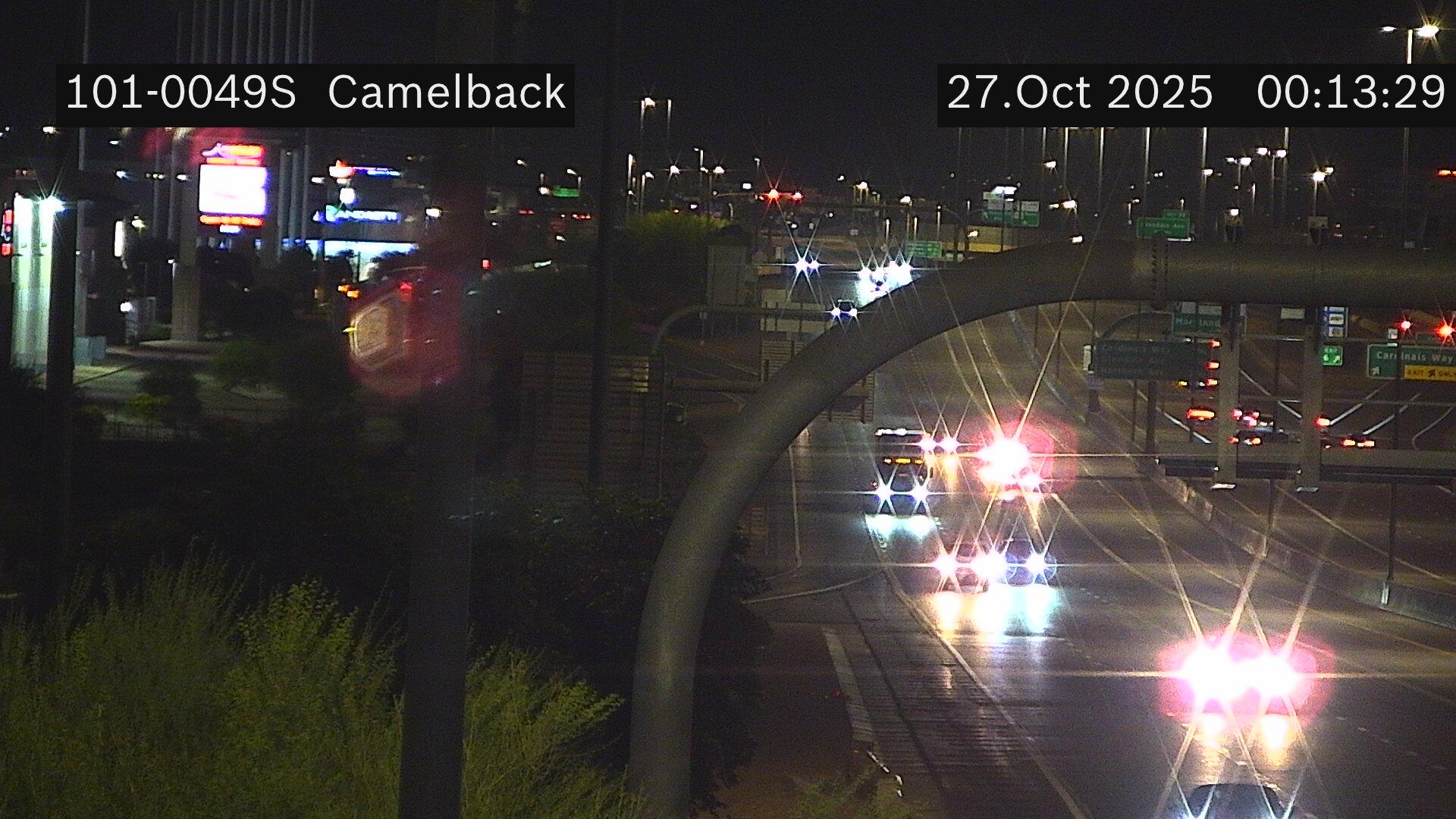 Traffic Cam Phoenix: Loop 101 South at Camelback Rd